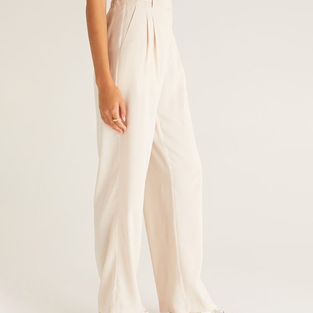 Z Supply Lucy Pants in Ecru